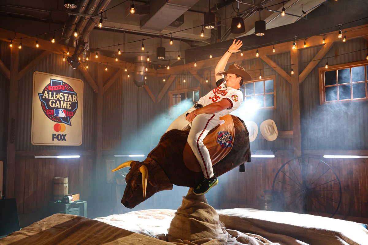 born to be a bull rider, forced to be really good at baseball