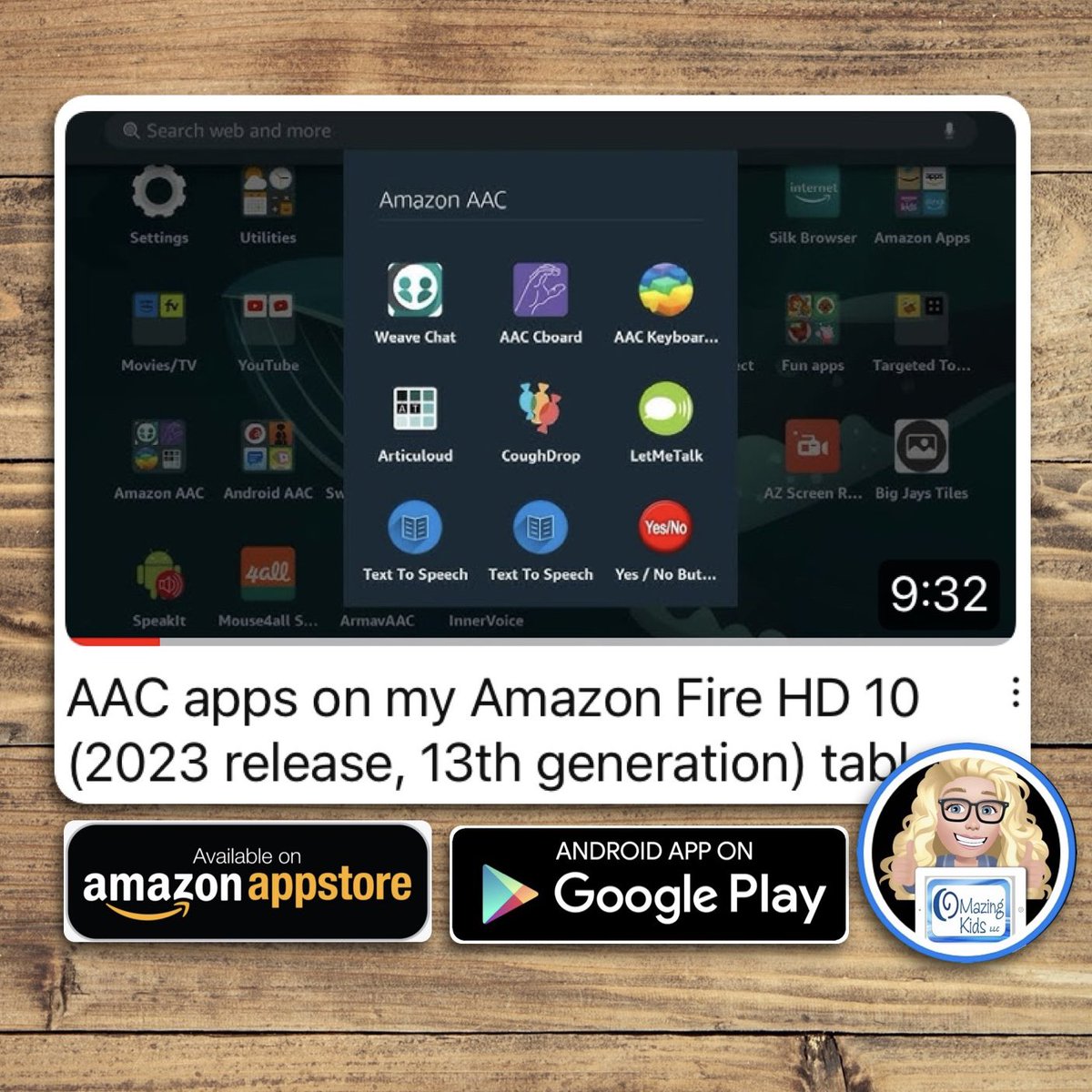 amoorad's tweet image. New blog post: A peek at what AAC apps are on my new Amazon Fire HD 10 tablet: bit.ly/AAConAmazonFir… @amazon @GooglePlay #AmazonFireAAC #AndroidAAC