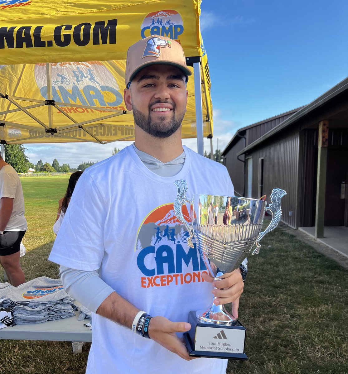 BFTFoundation's tweet photo. Congrats to @ronan_gay our 2023 Exceptional Volunteer “Tom Hughes Memorial Award” recipient. 

Gay, a @psuviksFB player, received a scholarship for his dedication and commitment to the kids of Camp Exceptional. https://t.co/xjUHaUrKp1