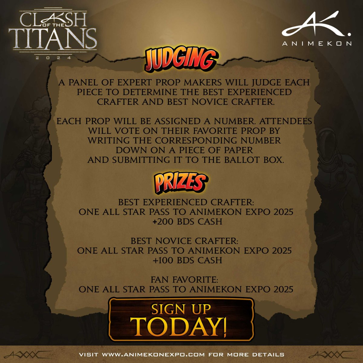 The Replica Rumble Cosplay Conquest is your chance to show off your crafty skills, as well as connect with fellow prop enthusiasts! Sign up now and compete for an All-Star Pass to AnimeKon 2025 and awesome cash prizes! 

Sign up here: docs.google.com/forms/d/e/1FAI…