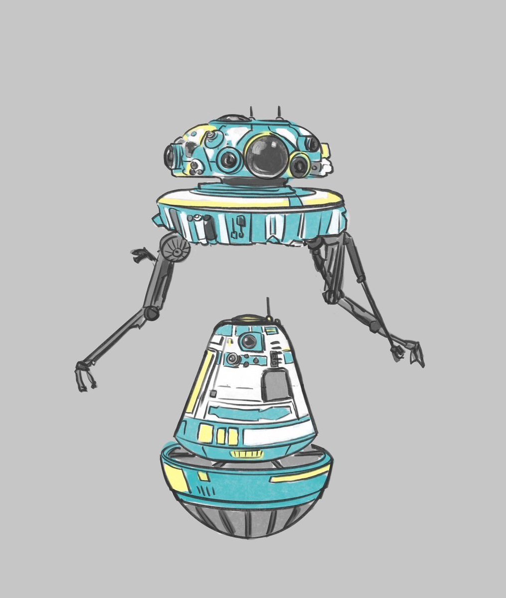 Tahteh's tweet photo. Twin droids for the Bothan ace pilot 
#starwarssona https://t.co/PGPZuJlT4T