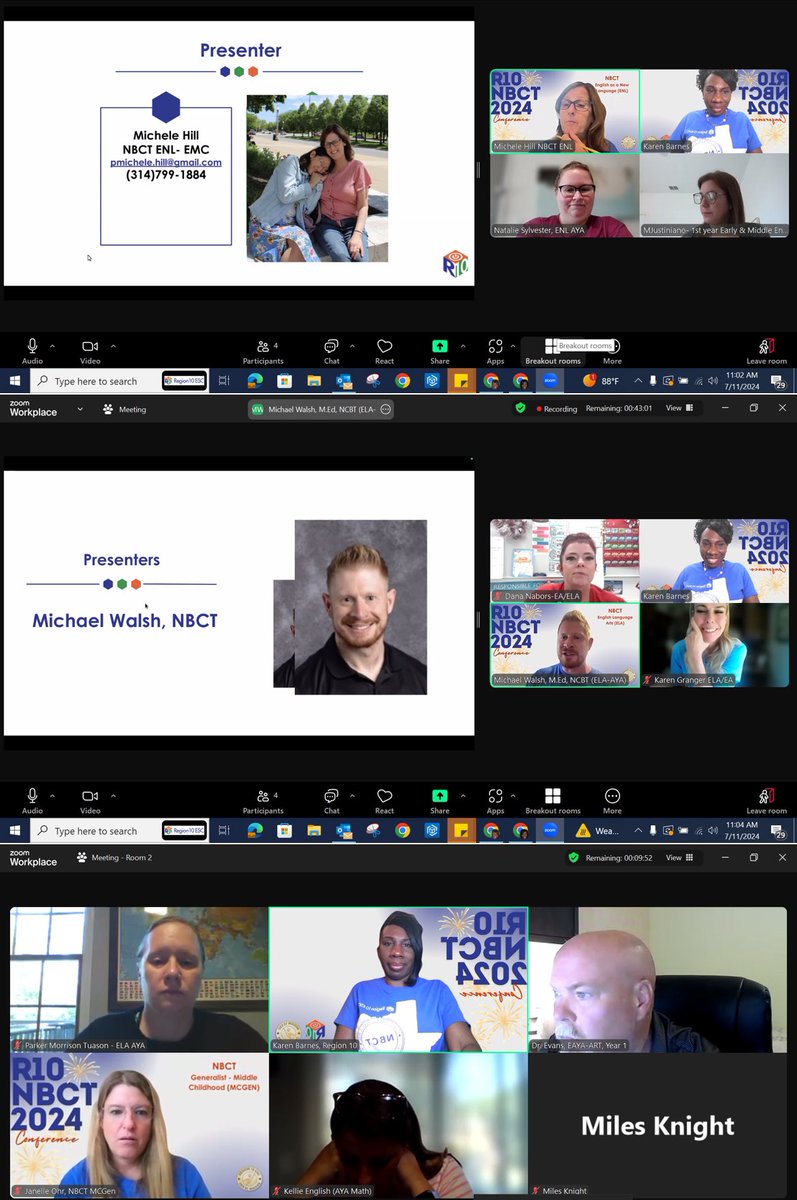 We just wrapped up our AMAZING 3-Day Region 10 National Board Virtual Conference! Thank you to our outstanding facilitators Dr. Doretha Allen <a href="/everydayiteach/">Dr. Doretha Piper Allen, NBCT</a> and Ms. Kellee Kelly! Thank you to all the presenters, mentors, and Cheryl Corpus with National Board. <a href="/region10esc/">Region 10 ESC</a>