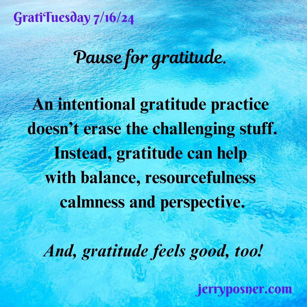 Pause for #gratitude …