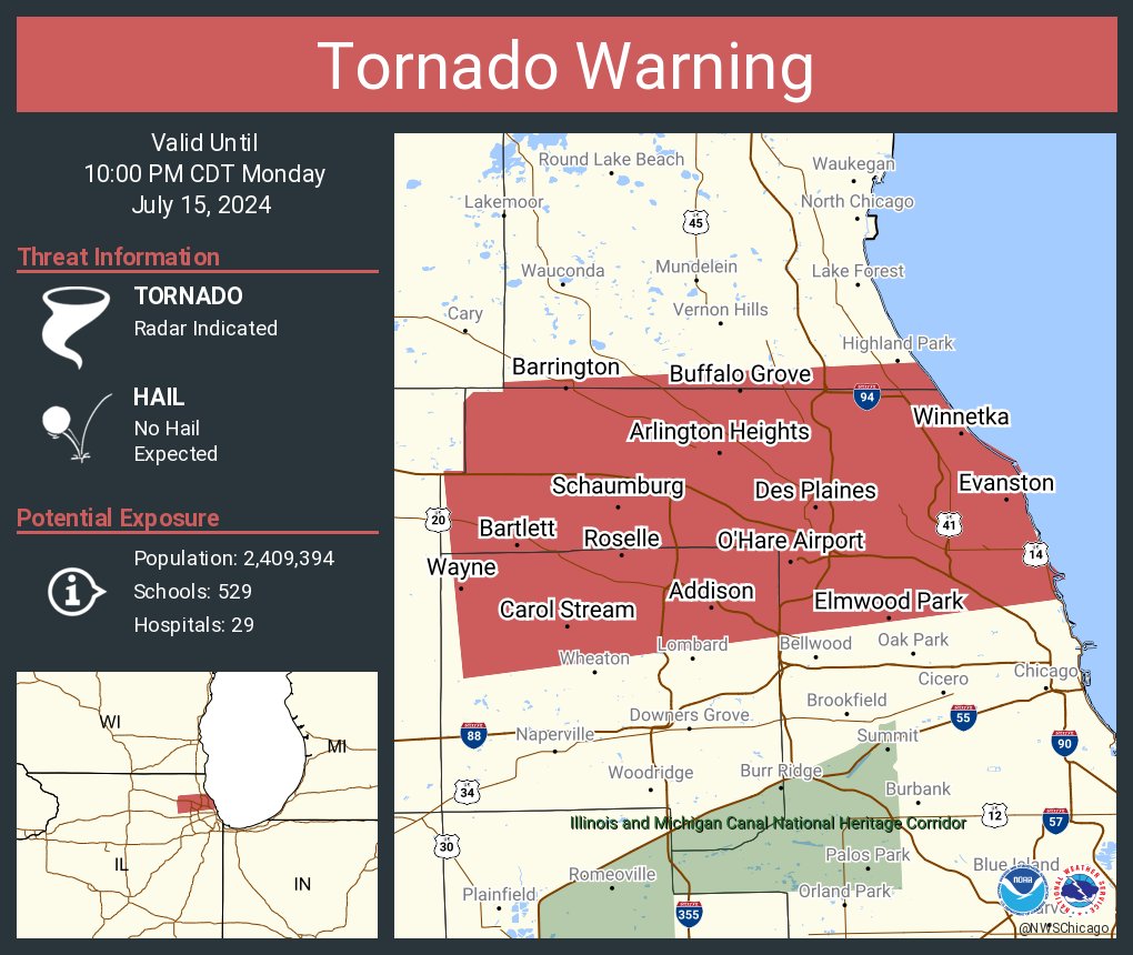 NWS Chicago tweet media