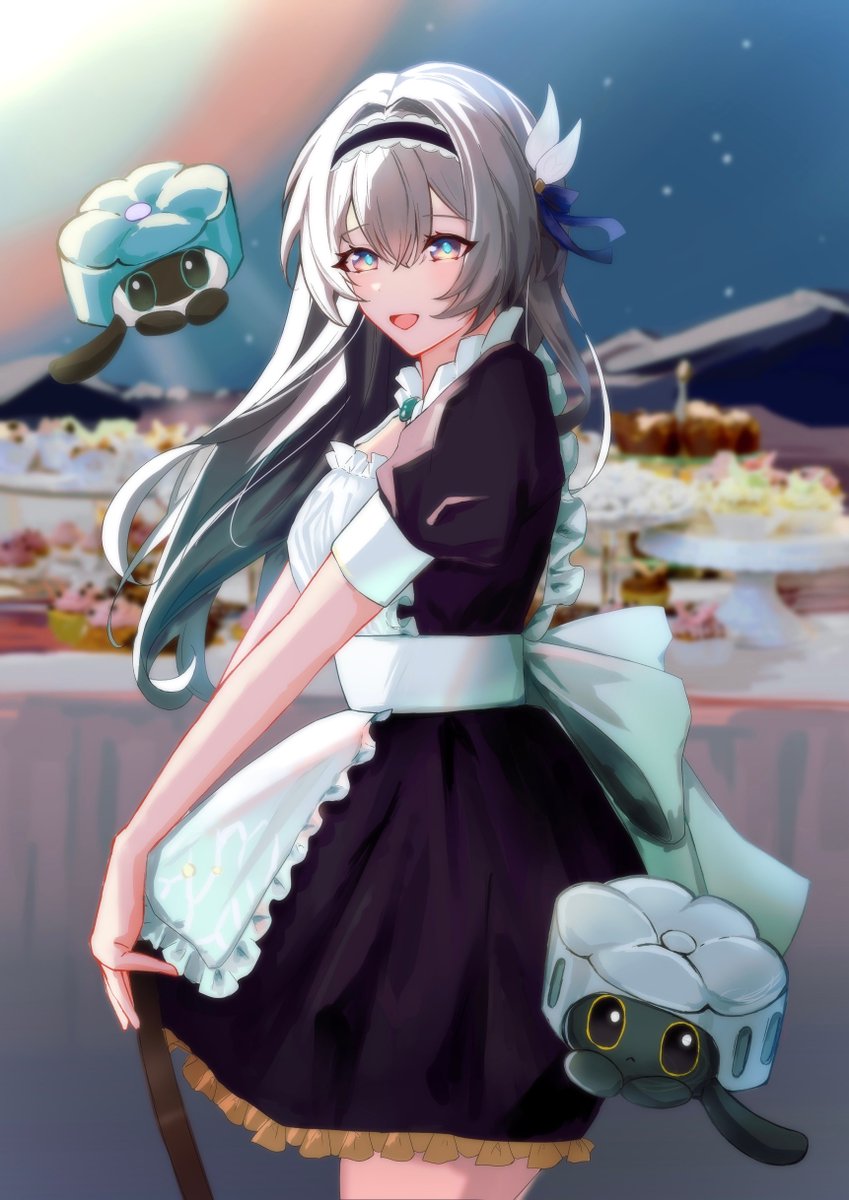 メイドホタルちゃん🤍 早稲田大学めりち様がくれたイラスト ありがとう