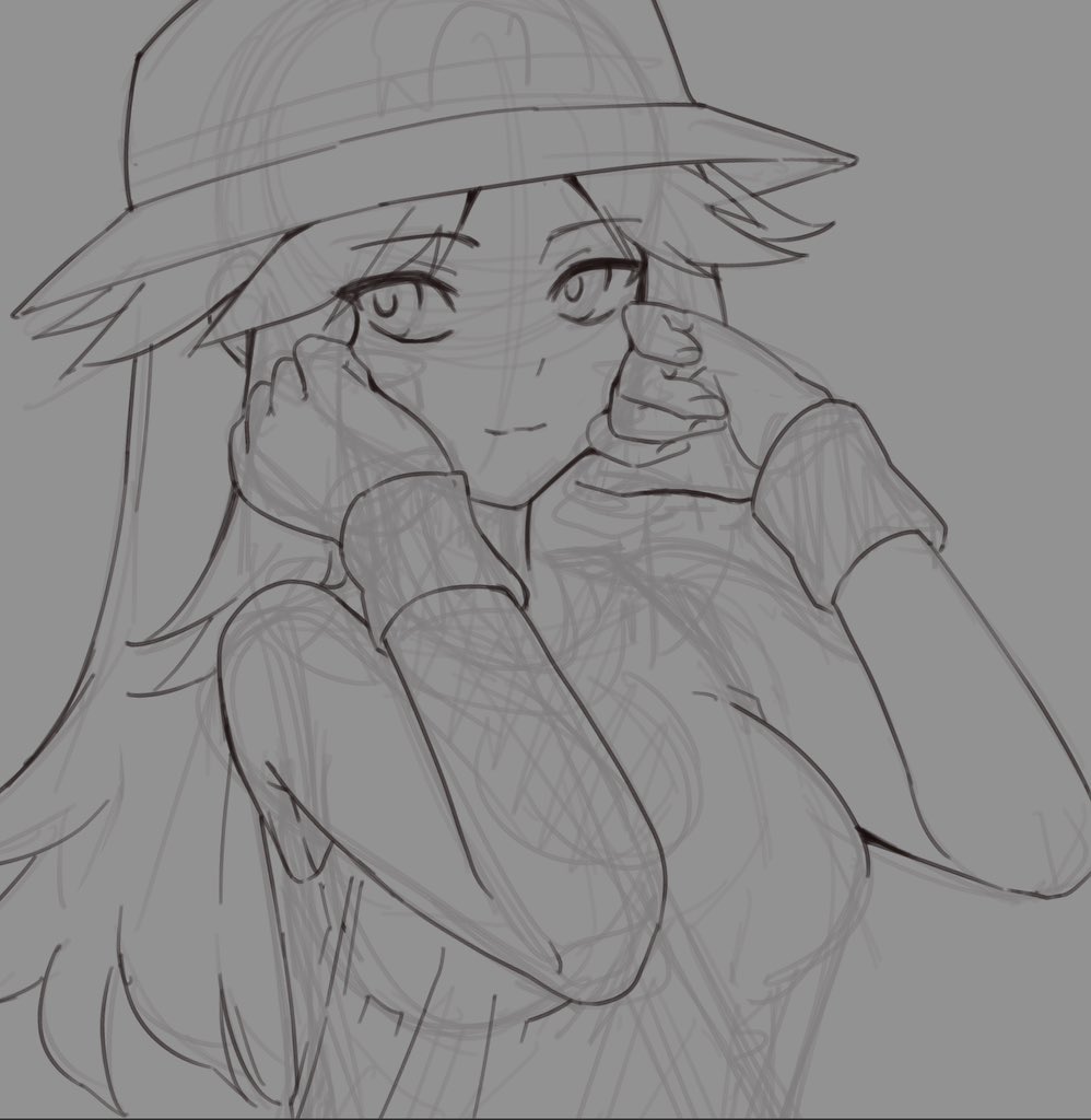 I found a new pen that resembles my old lineart brush so much, works perfectly fine without using pressure, I think I’m in love ☺️