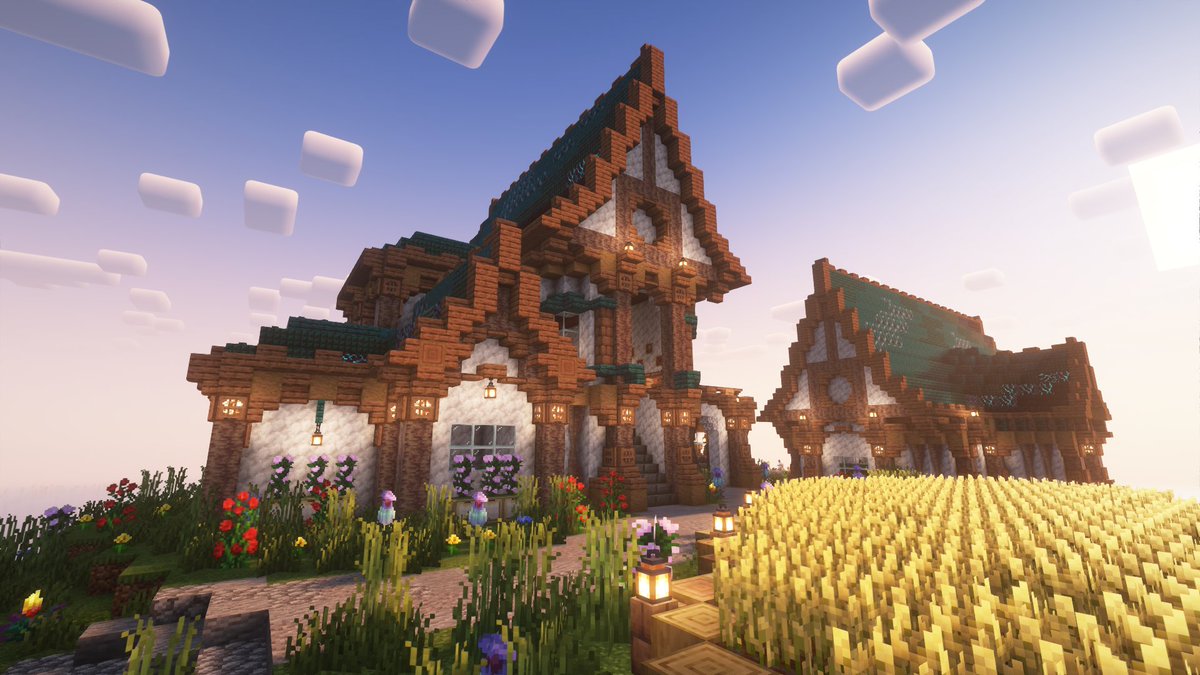 度假小島上的豪宅！！！
#Minecraftbuilds #Minecraft建築 #minecraft建築コミュ #Minecraft