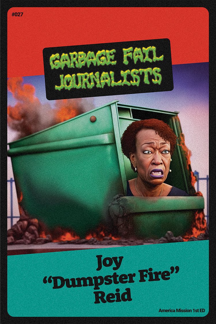 RaffyPindaHouse's tweet photo. @ConceptualJames #GarbageFail Joy “dumpster fire” Reid https://t.co/ArSxc2lvub
