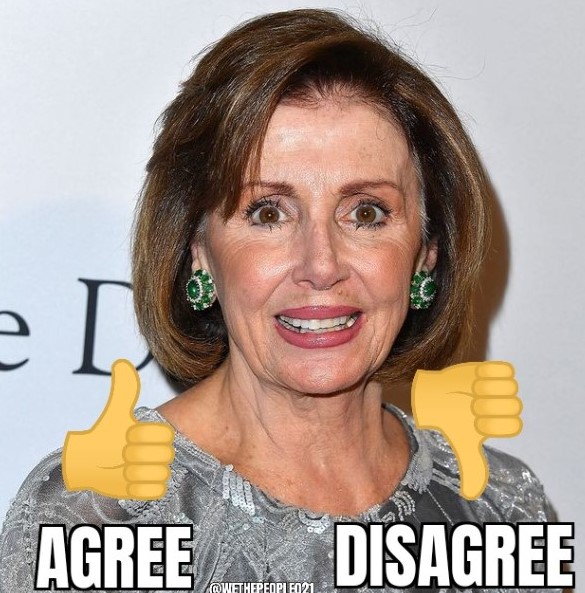Liana53160's tweet photo. Joe Rogan just said, "Instead of receiving the Medal of Freedom, Nancy Pelosi should be in jail for insider trading and setting up January 6th."

Do you agree? Yes Or No? https://t.co/IleSvp46rE