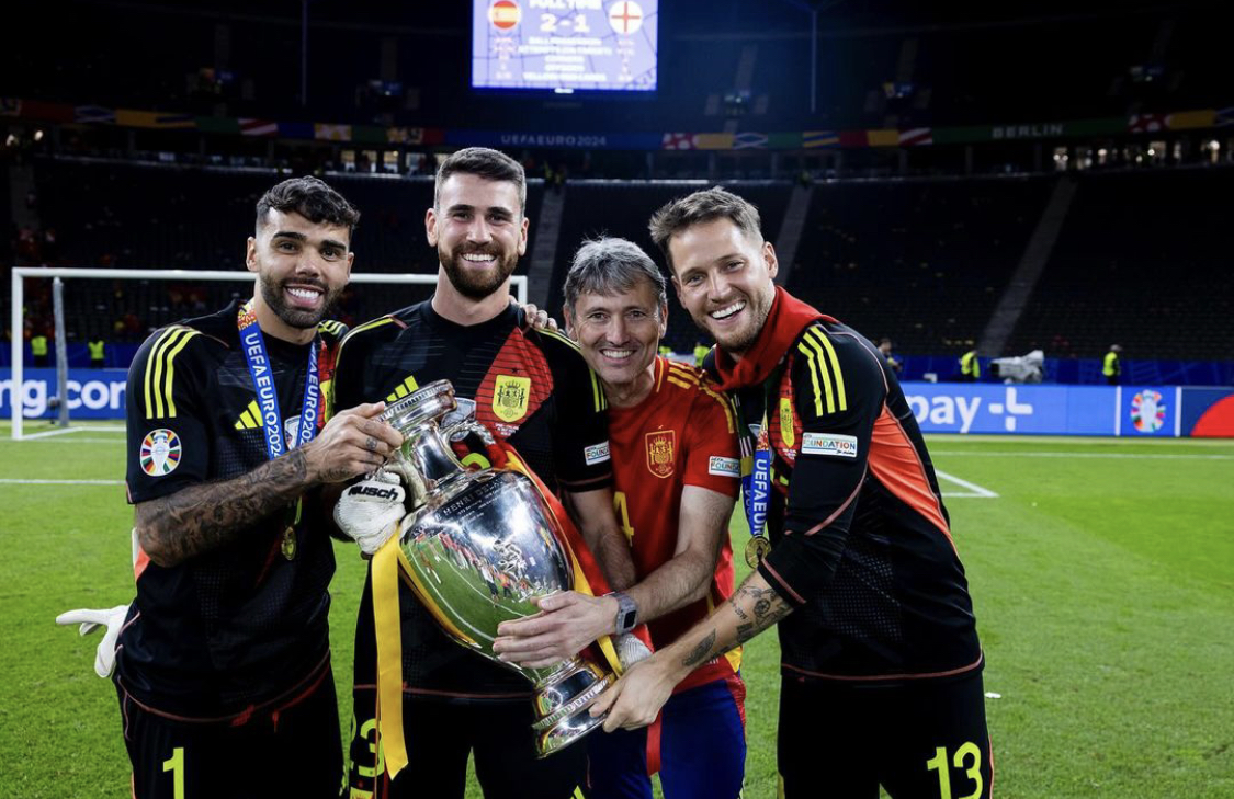 ¡ Orgullo de España !

@FormacionRFEF <a href="/rfef/">RFEF</a> <a href="/SEFutbol/">Selección Española Masculina de Fútbol</a> 
#EntrenadoresDePorteros