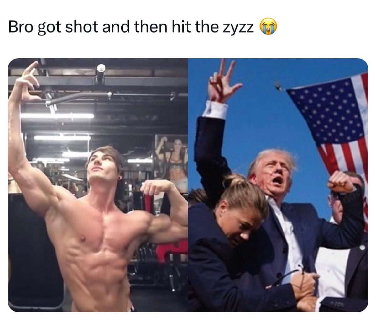 ParlayBoyz's tweet photo. @BradleyMartyn so we can both agree @realDonaldTrump is a gym bro for life because of this lol https://t.co/OwYFqU3qxm