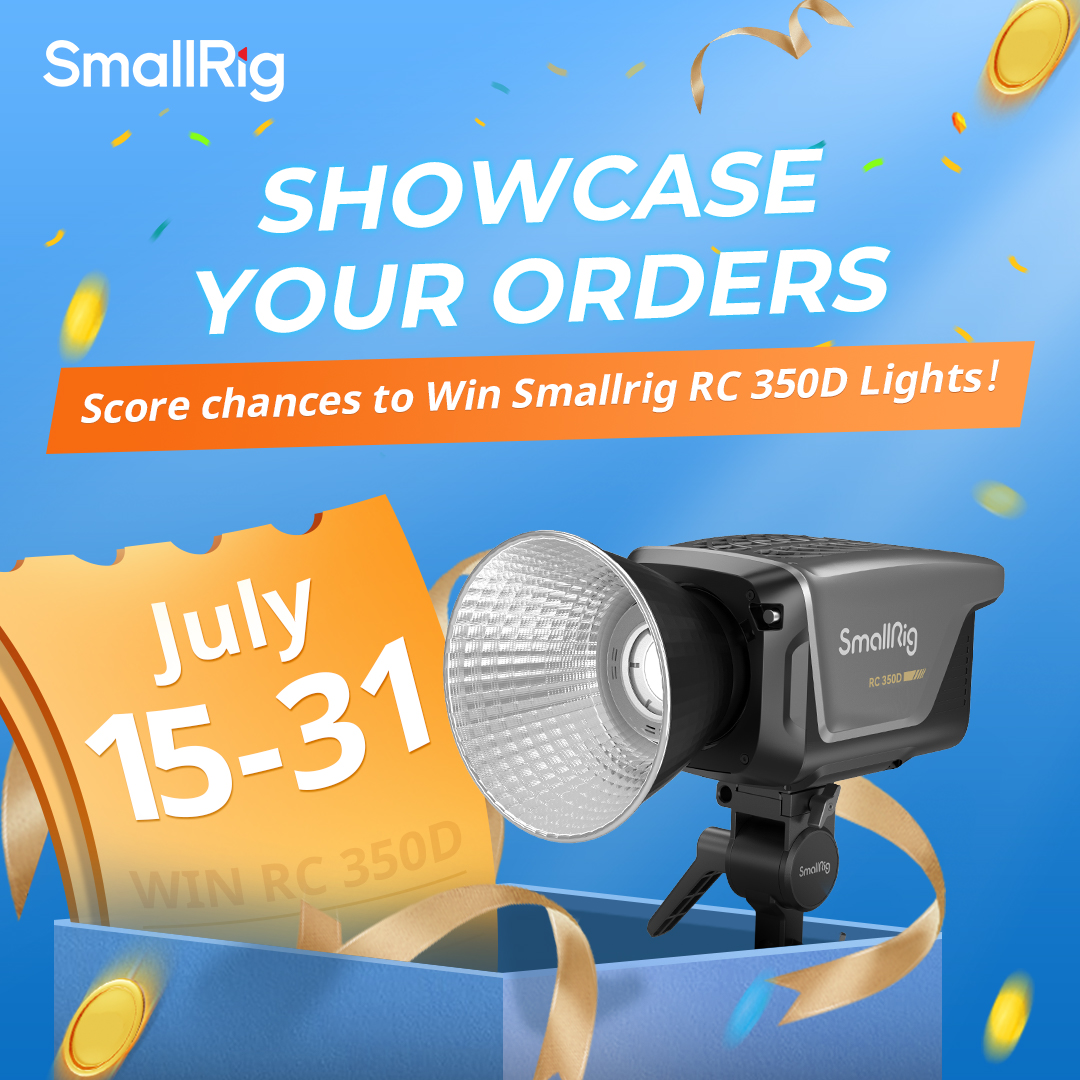 📷 Share Your SmallRig Orders and Win Big Prizes! 

😆Come and join us: instagram.com/p/C9cLyqhTRq4/
#SmallRig #smallrigrc350 #discount #gear #rig #camera #tripod #light #Giveaway #bigsale #MegaDealsSmallRig #RigUP