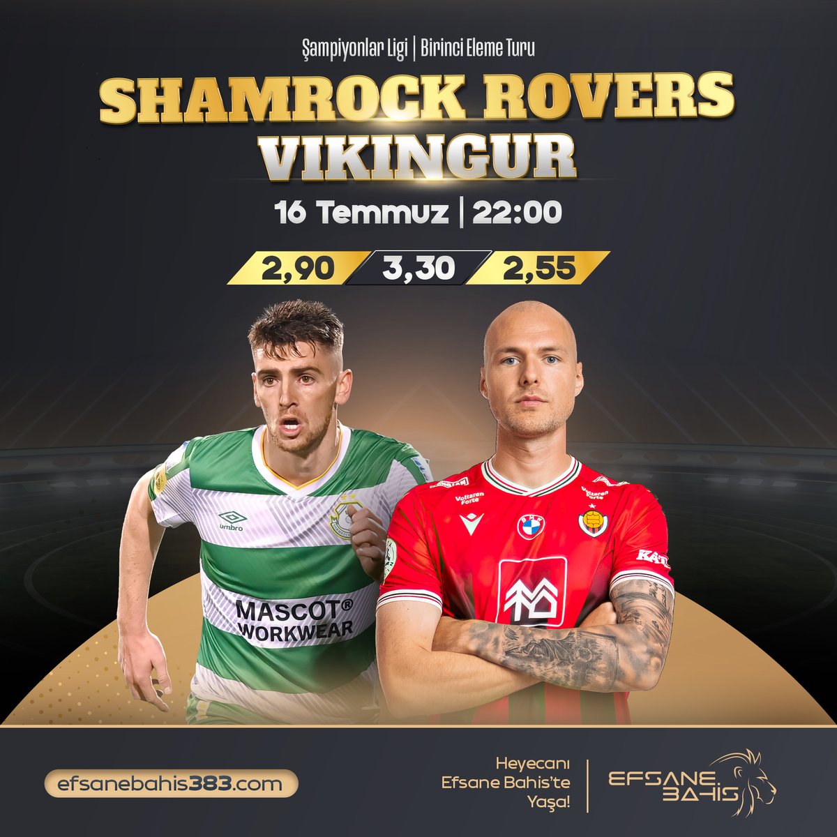 efsane_bahis's tweet image. Efsane Bahis'le Salı Bülteninde Efsane Karşılaşmalar Sizlerle!

⚽️#Pyunık -  #DınamoMınsk

⚽️ #ShamrockRovers -  #Vıkıngur

 Efsane Oranlarla Bahis Almak İçin:efsanebahis383.com