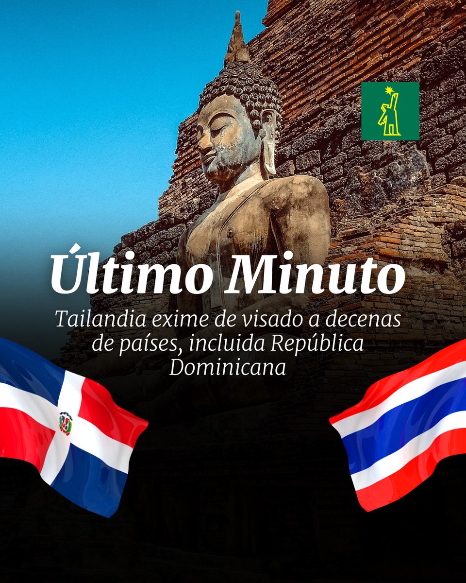 🔴|#ÚltimoMinutoDL| Tailandia exime de visado a decenas de países, incluida República Dominicana

🔗ow.ly/LwWZ50SBZqp

#DiarioLibre #Tailandia #Visado