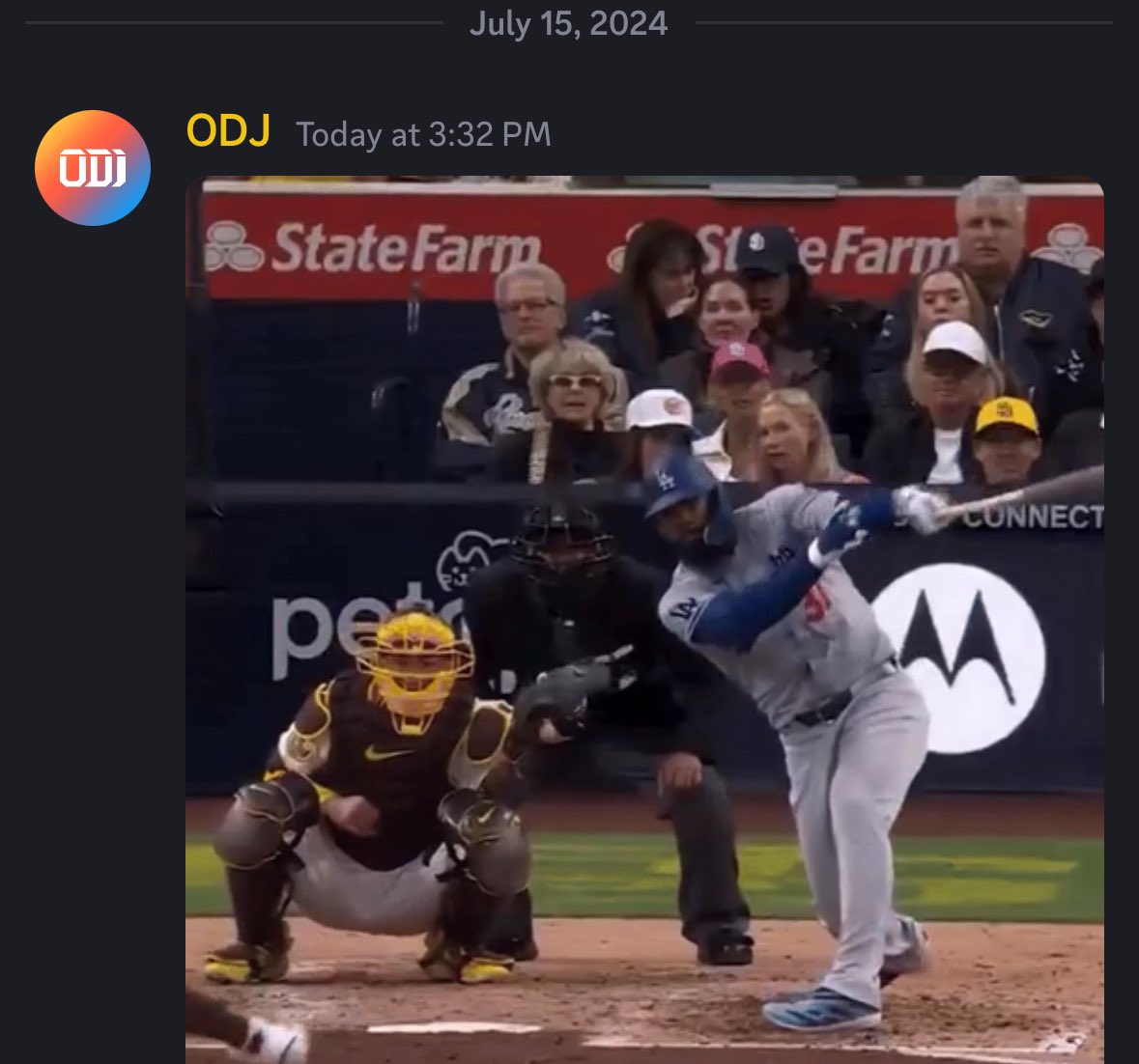 itsODJ's tweet photo. @MLB @TMobile @Dodgers TEOOOOOOOOOOOO I KNEW IT #HomeRunDerby https://t.co/eswzIk5yLm
