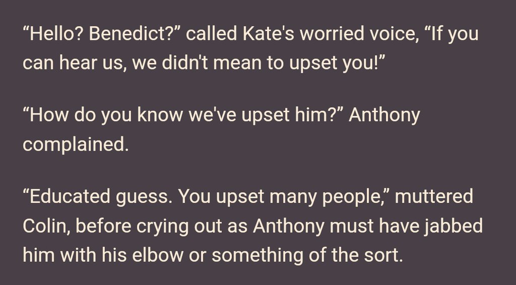 AspenFiction's tweet photo. Come read the latest chapter that one commenter claimed was "too hectic and expressed badly":

https://t.co/hr6m73YO2C

“I'm close - I need -,” gasped Benedict, his words tripping over the unfamiliar aching need to be taken and fucked with abandon. 

#Bridgerton #Benedict #polin https://t.co/wTQW2Azndr