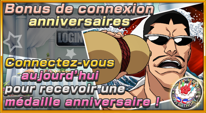 bleachbrs_fr's tweet photo. Joyeux anniversaire Tetsuzaemon ! Connectez-vous aujourd'hui pour recevoir une médaille anniversaire ! 
https://t.co/5TLFc9gy5p #BraveSouls https://t.co/ZscsVYfhW2