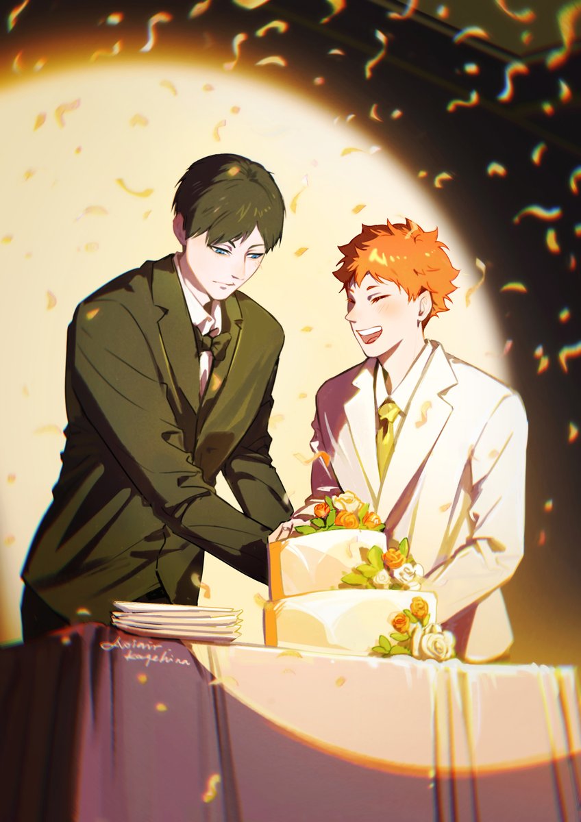 AoiairAzure's tweet photo. #影日 #kagehina https://t.co/bgLvVJBYQU