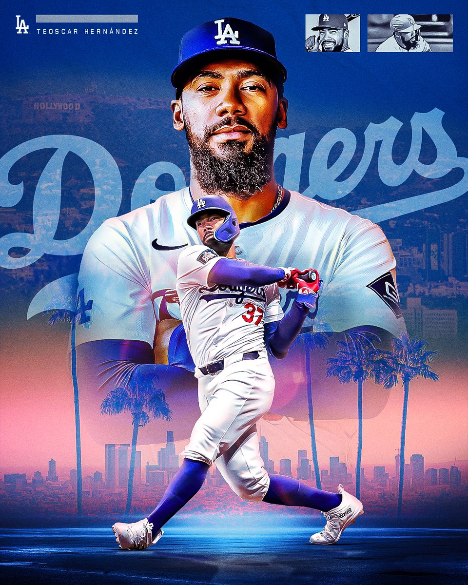 Teoscar Hernández is the first <a href="/Dodgers/">Los Angeles Dodgers</a> player to win the #HRDerby. 👏