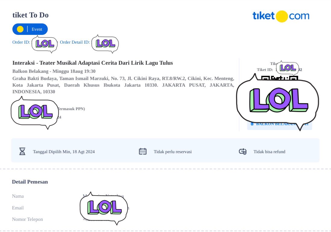 summerjane_'s tweet photo. WTS Tulus Interaksi - Teater Musikal

📆 Minggu, 18 Agustus 2024 - 19.30 WIB
🎟️ Balkon Belakang Row H21-H22 (2 tix)
💸 450k/tix (nego)
PC for proof🙏🏻

#wts #tulus https://t.co/q7eajLu1ua