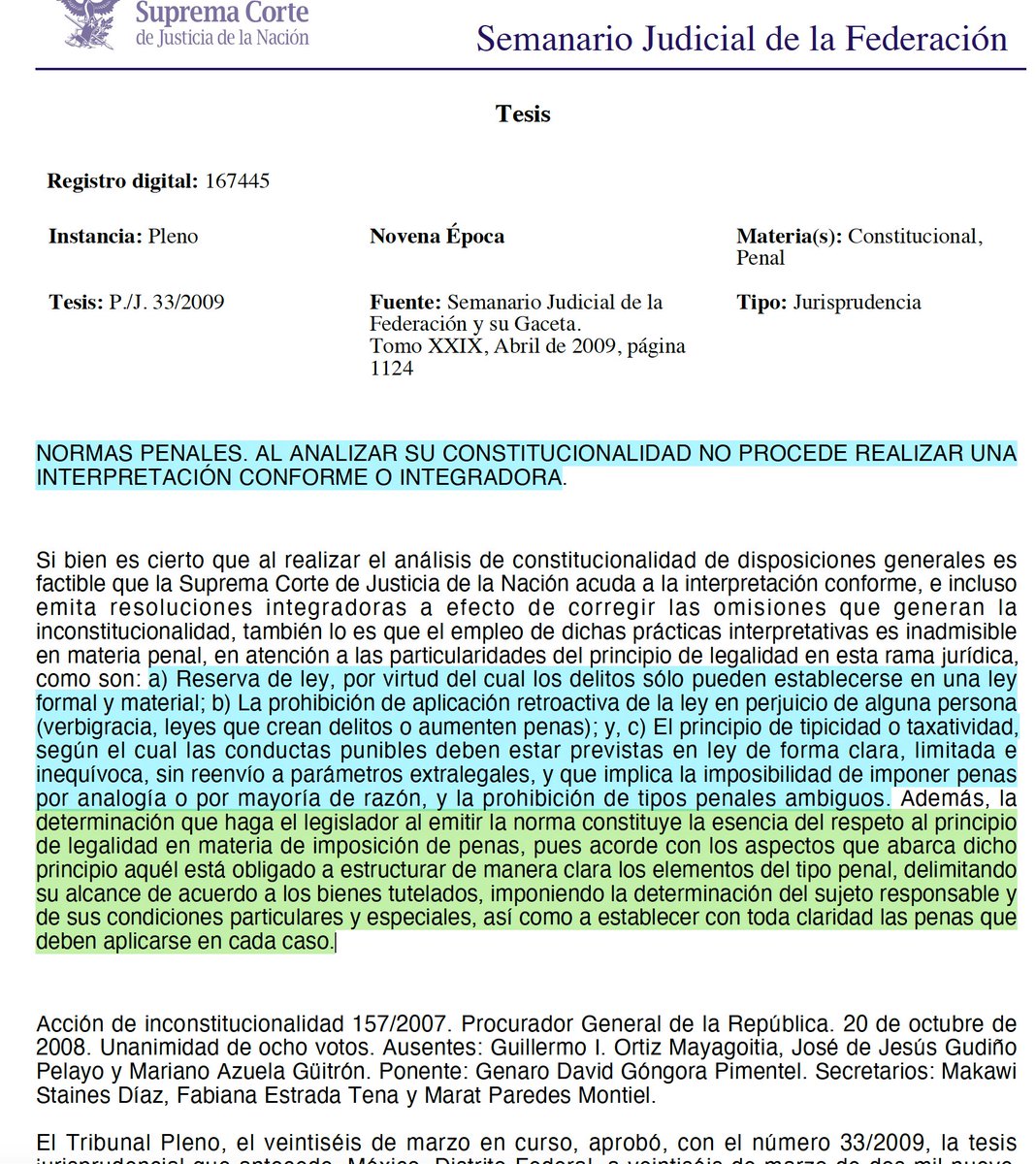 david_nieto01's tweet image. Después de leer un tweet que salió por ahí, recordé lo sig. Aquí se los agrego: 👉 Si bien es cierto que al realizar el análisis de constitucionalidad de disposiciones generales es factible que la #SCJN acuda a la interpretación conforme, e incluso emita resoluciones integradoras…