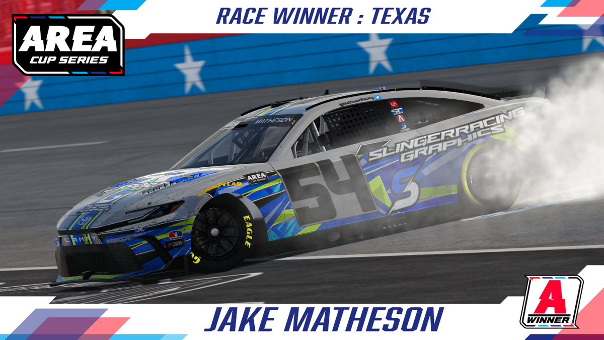 🏁 JAKE MATHESON PICKS UP THE WIN TONIGHT IN TEXAS! 

It's his 7th career AREA Cup Series win.