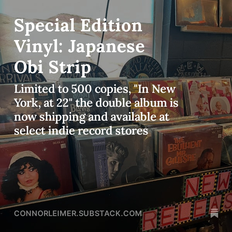 Newsletter sign up 

connorleimer.substack.com