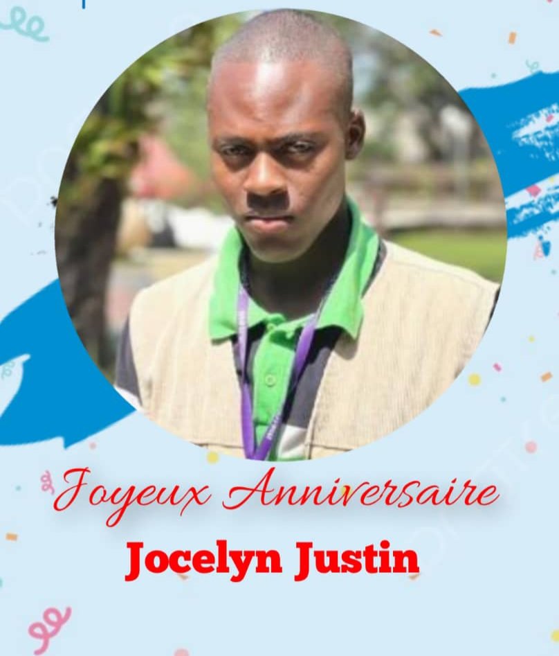 Jacqueshaitine1's tweet photo. Jacqueshaïtinews souhaite un joyeux anniversaire au PDG de Chandel Info, #Justin_Jocelyn célébrant un nouveau printemps ce 15 juillet. https://t.co/Sbhrh6ib1e