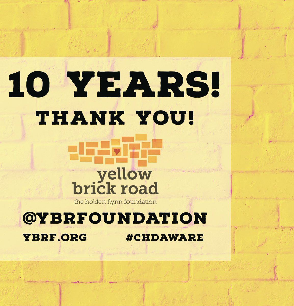 TreyFlynn's tweet photo. Last week @YBRFoundation celebrated 10 years of financially assisting hospitalized Congential Heart patients and families in Orlando! Thank you all much for supporting our cause. #CHDAware https://t.co/7ucjCph6lN