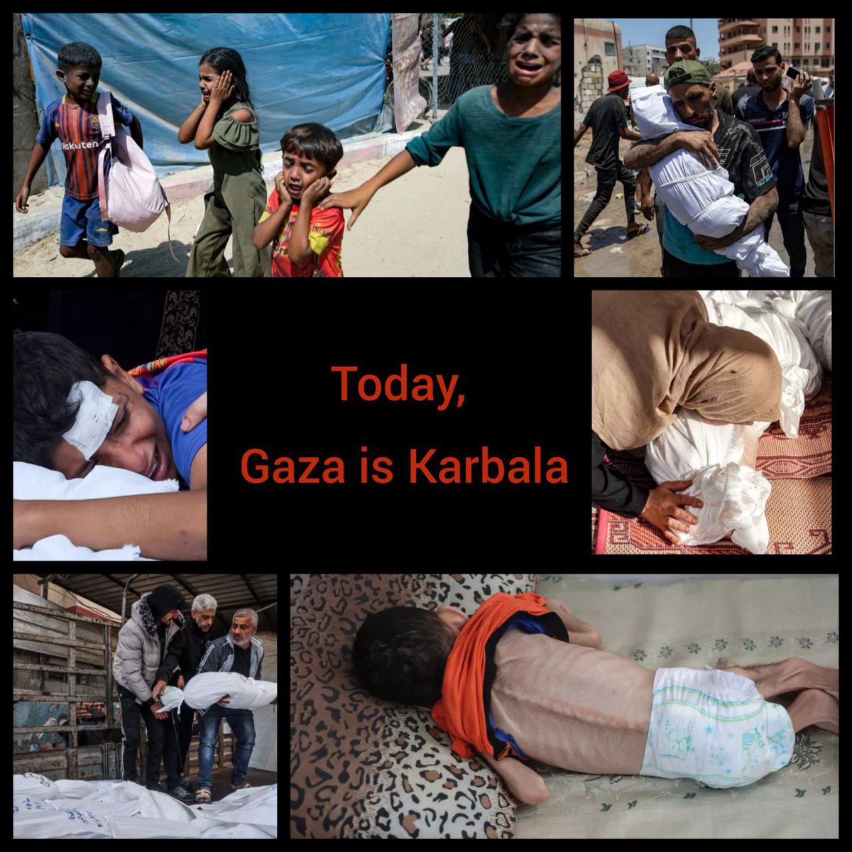 MuhammadShojaee's tweet photo. Every day is Ashura and every land is Karbala
#Gaza

کُلُّ یَومٍ عاشورا و کُلُّ أرضٍ کَربَلا https://t.co/H7XqgZMEme