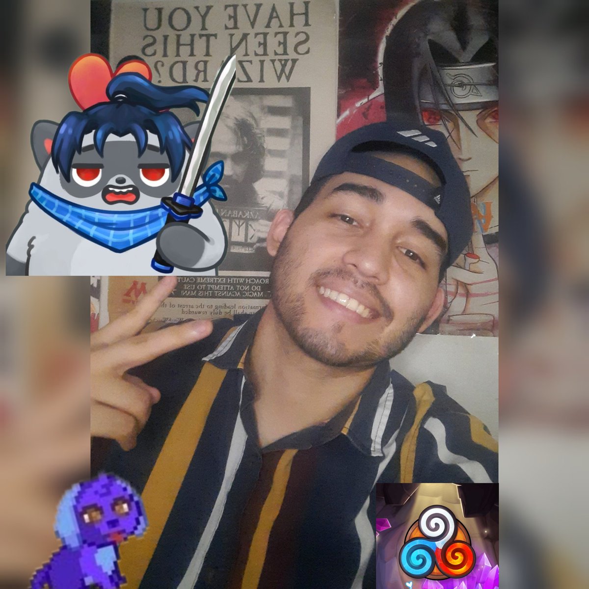FarollGMC's tweet photo. Hoy sale #AxieMondaySelfie 
Me acompaña: Mi moki, mi mejor amiga en @pixels_online y nuevo minteo de @TribestersWorld. 🥳
 
"El secreto de la genialidad es el de conservar el espíritu del niño hasta la vejez, lo cual quiere decir nunca perder el entusiasmo."

@AxieSelfie @AxieArtGallery