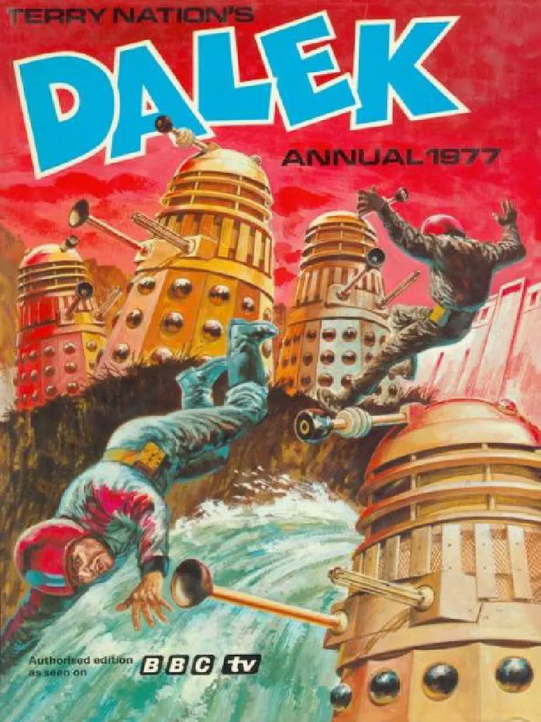 CommanderHales1's tweet photo. The covers of the Classic-era Dalek annuals are just the coolest things https://t.co/MR0oWhcJCD
