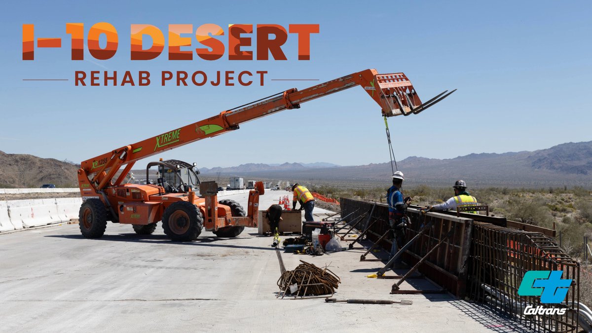 i10desertrehab's tweet photo. CLOSURES TONIGHT 🚧
Beginning tonight through Friday, July 19, 2024 from 7 p.m. to 5 a.m., nightly single lane closures are scheduled along eastbound I-10 for drainage repair. When traveling along the I-10, please watch for personnel and equipment & always be #workzonealert https://t.co/qX1iUNVCxW