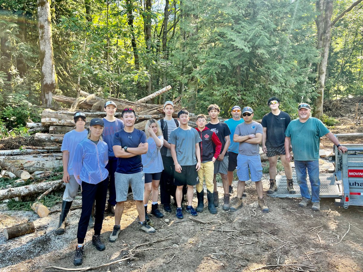 OddSquadProd's tweet photo. Thanks to Ret. Sgt. Chico Heatherington for the generous donation of firewood for the OSP Firewood Fundraiser! The OSP Team of leaders and  10 youth were able to buck and split 3 cords of beautiful alder from Mission and then hiking and swimming in Davis Lake!  #thinkprevention https://t.co/lGbzg91zYd