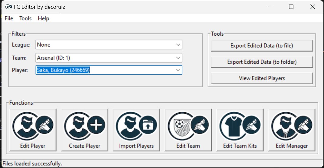 decoruiz's tweet photo. More and more functions... Not that very early alpha now! 
#FC24 modding https://t.co/lNuIsXCb7Z