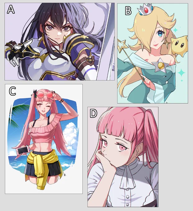 For those who are interested and want to support me through my shop prints, answer the poll below 😊 
