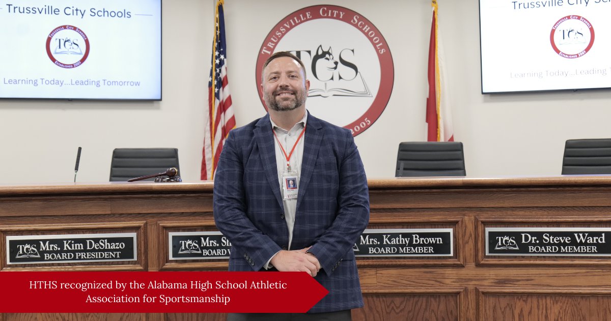 TrussvilleK12's tweet photo. 🌟 Spotlight on Excellence at the Board of Education Meeting! 🌟

What an incredible evening of recognitions! A big congratulations to Hewitt-Trussville Middle School, which has set a new standard by becoming the first middle school to be honored by A+ College Ready for meeting and exceeding the goals for 3 years straight. Their students achieved an outstanding average PSAT score of 892, smashing the goal of 857.

Kudos to all three elementary schools for their active participation in the Kids Heart Challenge, with special applause for Paine Elementary, which not only led the state but also placed seventh in the nation for fundraising!

Additionally, Hewitt-Trussville High School was recognized for its exceptional sportsmanship by the Alabama High School Athletic Association. A true testament to the character and integrity of our students and athletic programs.

Congratulations to all our students, staff, and schools on these remarkable recognitions. Your hard work and dedication continue to make us proud. Go Huskies! 🎉