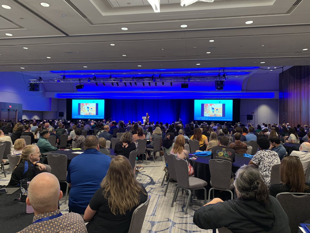 #Noyce24 is off to a great start! Emily Janssen, Director of Learning and Engagement at <a href="/StoryCorps/">StoryCorps</a>, is delivering our opening plenary with an emphasis on the importance of storytelling. Follow us to see highlights over the coming days and share your moments with #Noyce24