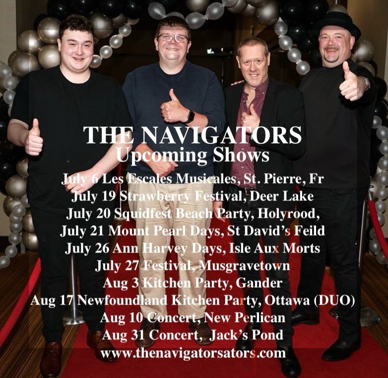 Arthur O'Brien (@thenavigatorsnl) on Twitter photo 