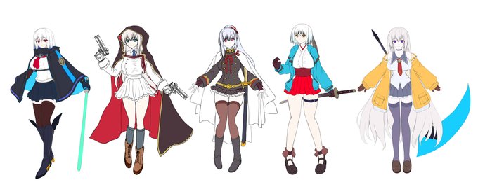 最近やたらとオリキャラを考え始めて、銀髪の女の子ばっかりなのはなぜかっていうと、銀髪キャラばっかりの何かをやりたいって思ってるから。 