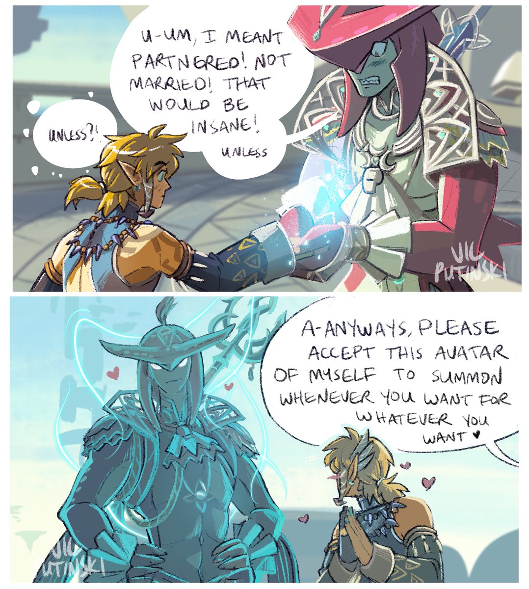 incaseyouart's tweet photo. Still haven't beat this comic, probs never will lol

#sidlink #totk https://t.co/p8LM419MR5