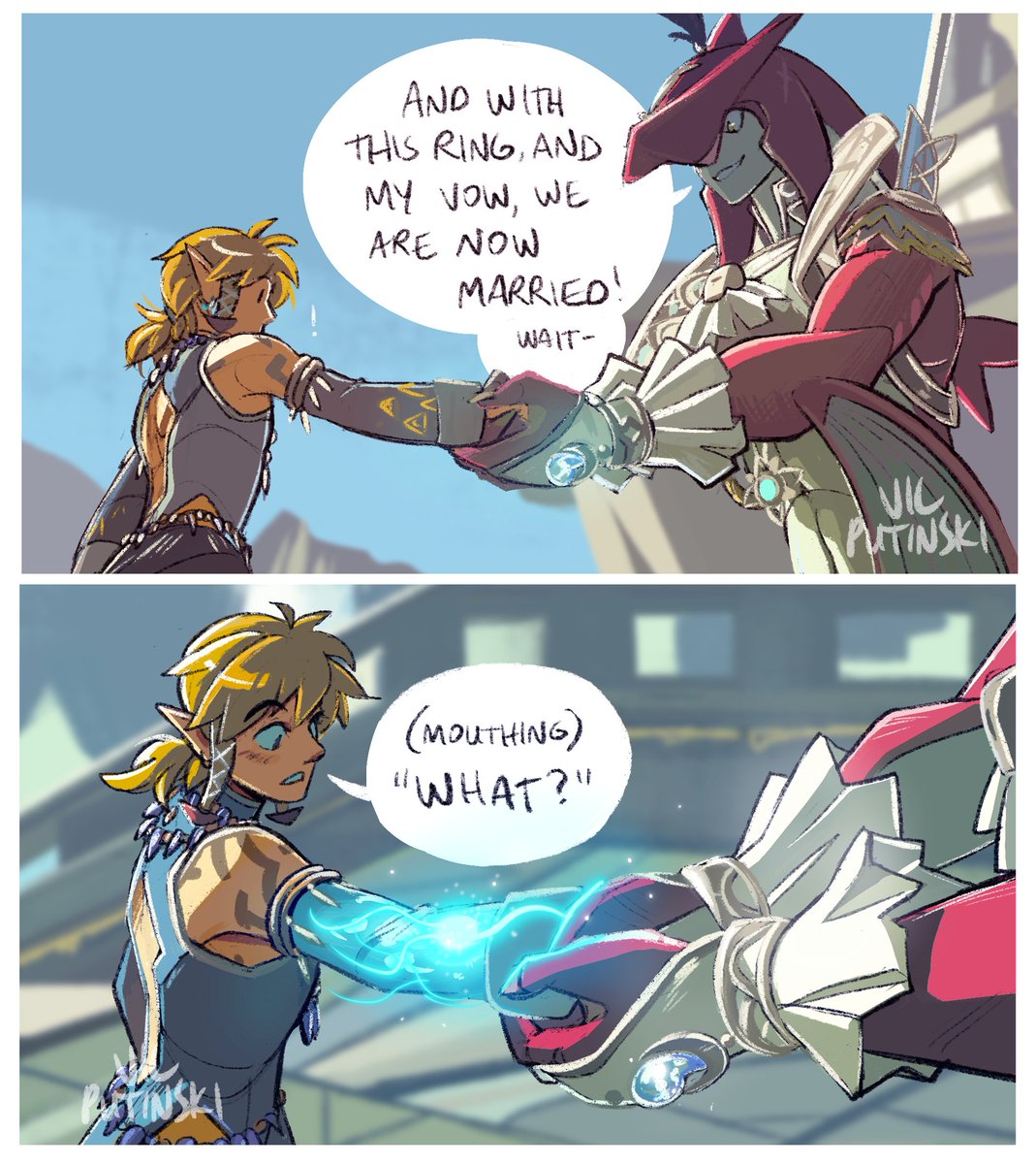 incaseyouart's tweet photo. Still haven't beat this comic, probs never will lol

#sidlink #totk https://t.co/p8LM419MR5