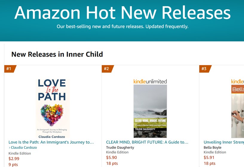 claudiacardozo's tweet photo. For a limited time, you can grab "Love Is the Path" for just $2.99 on Kindle! https://t.co/uE7yCP9Aly

Love Is the path to a more fulfilling life! https://t.co/9QP9A8LJSt