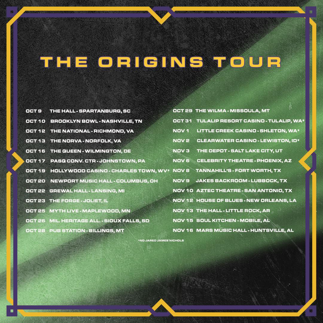 queensryche's tweet photo. 📢 NEW U.S. FALL TOUR ANNOUNCEMENT - THE ORIGINS TOUR CONTINUED... !! We are excited to announce our new fall tour where we will once again be performing the EP and The Warning in their entirety!  Joining us on most dates will be special guest Jared James Nichols🤘On Sale Friday! https://t.co/KIHvmemk0u