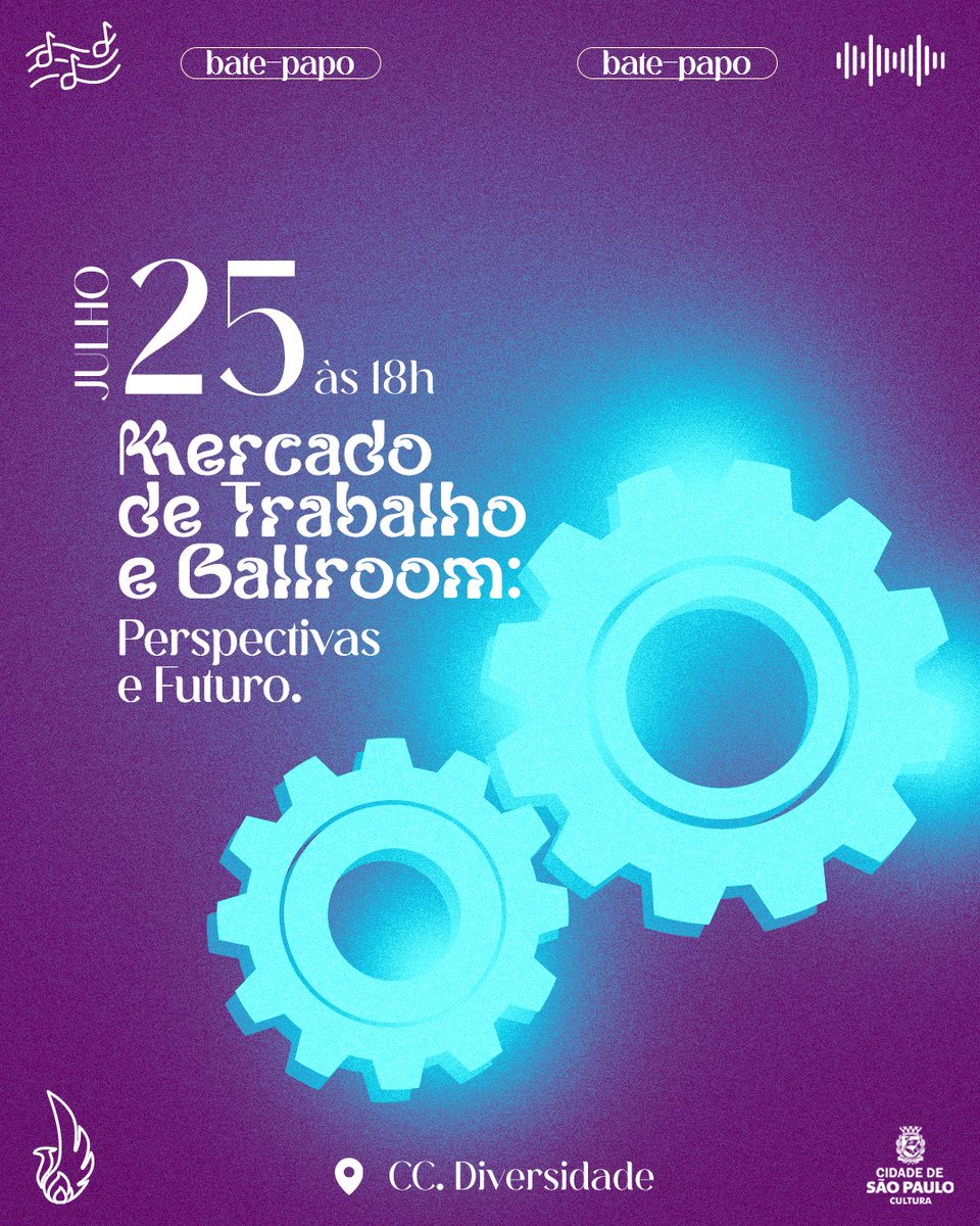 casademutatis's tweet photo. A gente convidou um time incrível para esse bate-papo que vai rolar dia 25/07 no CC. Diversidade sobre mercado de trabalho e a cultura Ballroom! Cola com a gente para juntes explorarmos perspectivas e o futuro da nossa comunidade! https://t.co/pxWq3n4iTx
