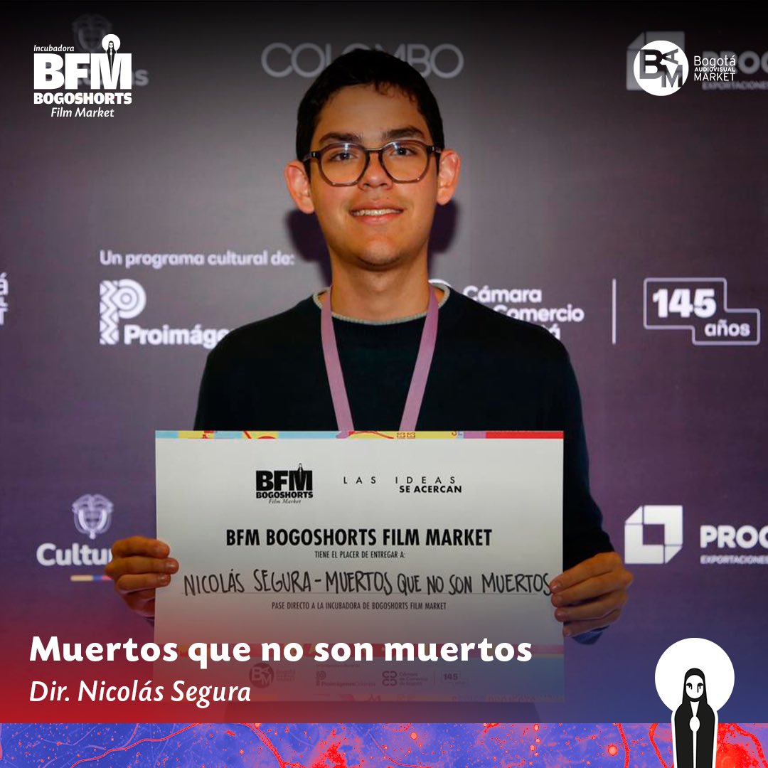 bogoshorts's tweet photo. Gracias a su talento estos dos jóvenes realizadores fueron seleccionados entre los #BAMMERS cómo ganadores del Fast Track a #IncubadoraBFM del #22BOGOSHORTS en el #QuinceBAM.
🙏🏼La #SantaLucía bendiga su camino que se vuelve cada vez más brillante Salomé y Nicolás
#BOGOSHORTS https://t.co/V0XIolMq2n