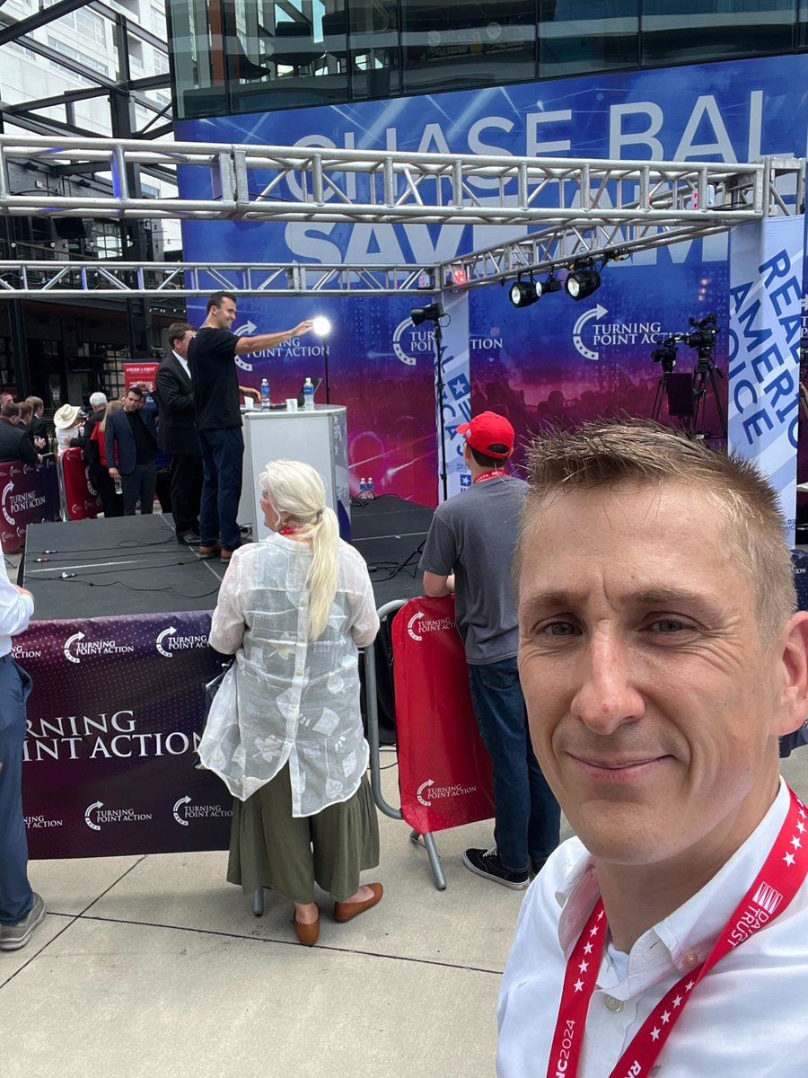 rumbleup's tweet photo. Kicking off Day 1 at #RNC2024 #RumbleUp🚀🇺🇸 https://t.co/hM975Hieht