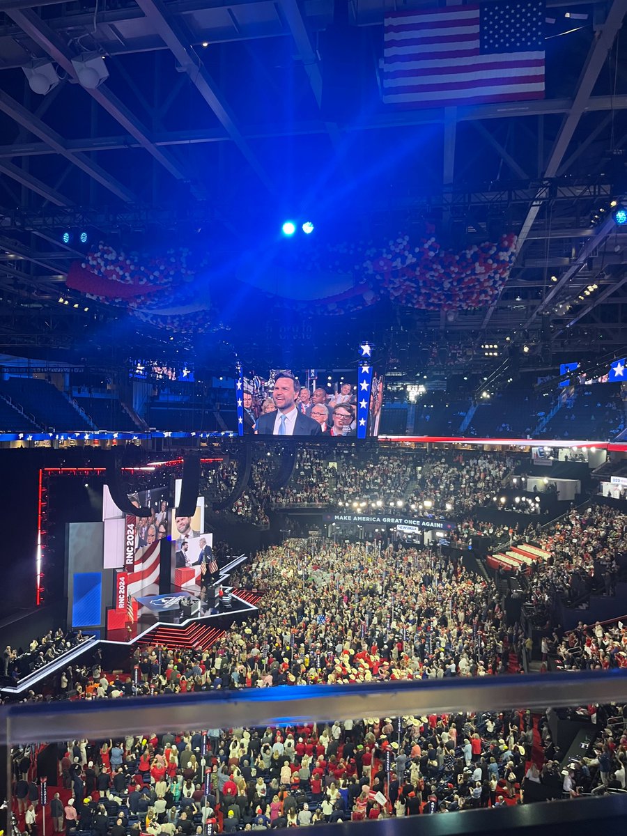 rumbleup's tweet photo. Kicking off Day 1 at #RNC2024 #RumbleUp🚀🇺🇸 https://t.co/hM975Hieht