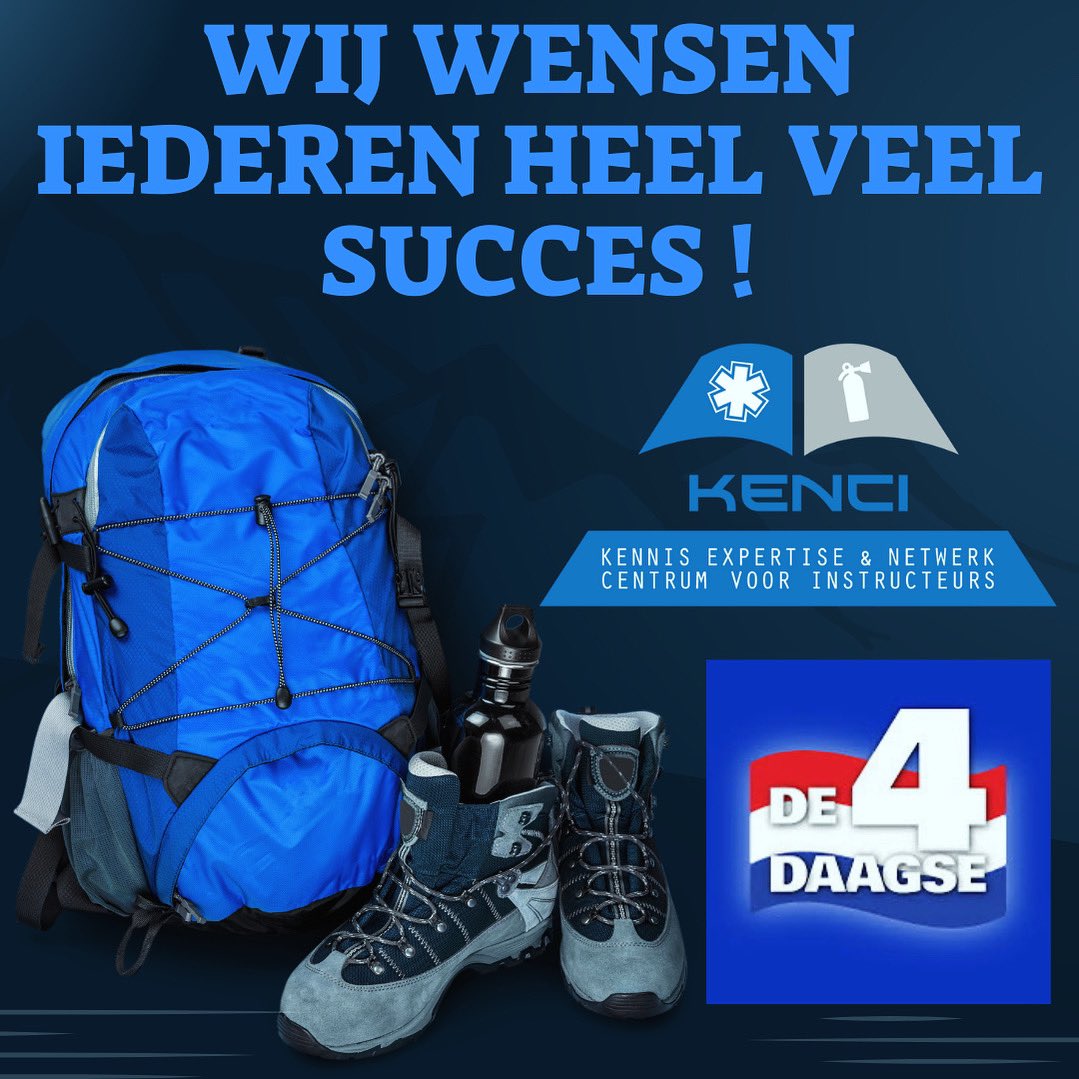 EHBOBHVNL's tweet photo. 🌞 Over 3 uur gaan de eerste wandelaars van de werelds grootste wandeltocht van start! 🚶‍♂️🚶‍♀️

Wij wensen alle wandelaars, maar zeker ook alle evenementen zorgverleners en anderen heel veel succes en vooral plezier! 🎉💪

Blijf goed hydrateren ga niet naar de hydratering! https://t.co/fpI9b9zVu0