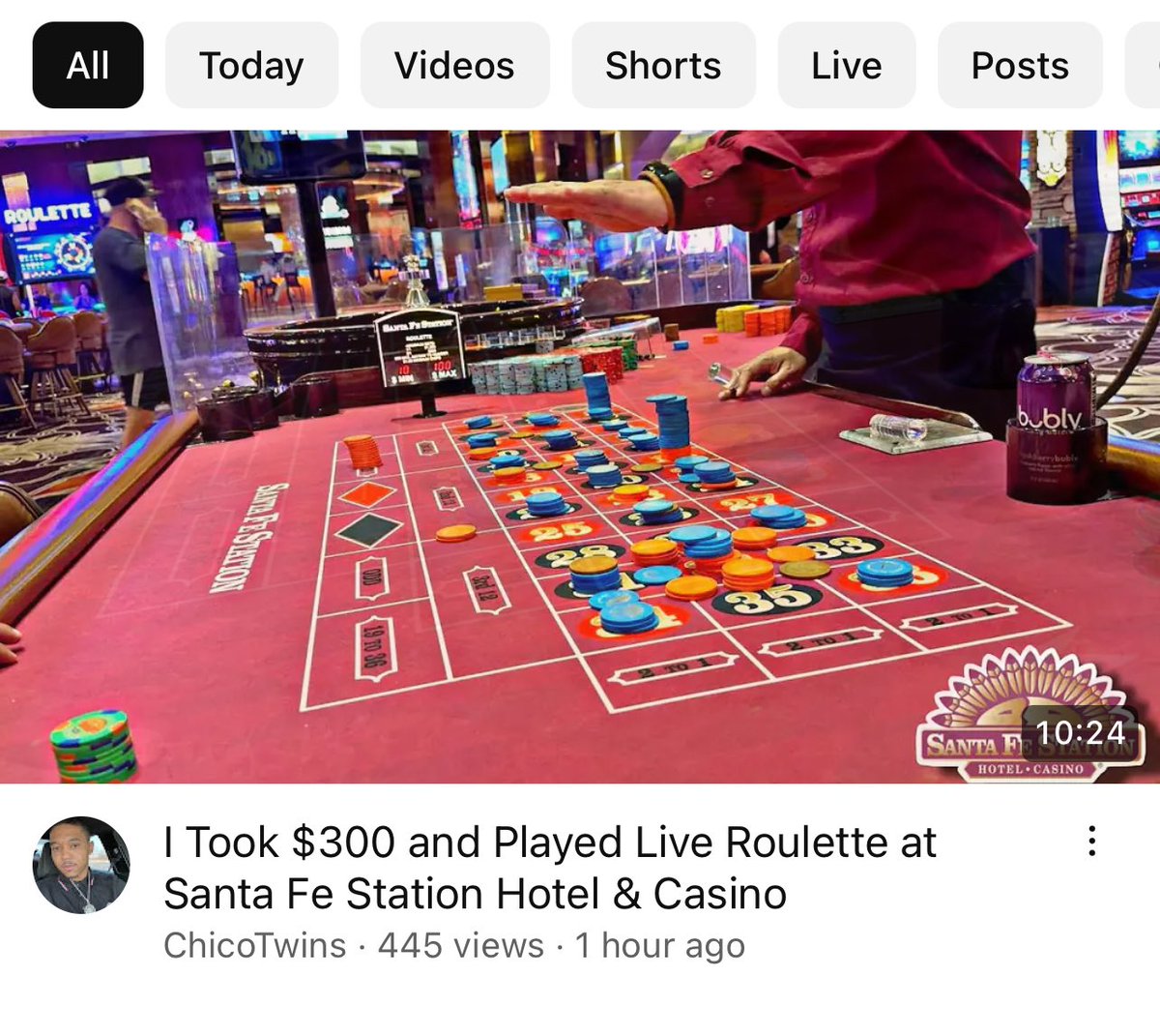 Sunny__DayDay's tweet photo. Go check it out. Now on YouTube at ChicoTwins #roulette #liveroulette #roulettedealer #casino #gamble #gambler #GamblingCommunity #gambling #poker #blackjack #baccarat #chicotwins #chicogonzalez #ngslots #thatcasinolife https://t.co/46VT05lxKG